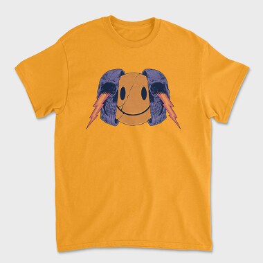 Smiley Skull, Unisex Men's T-Shirt