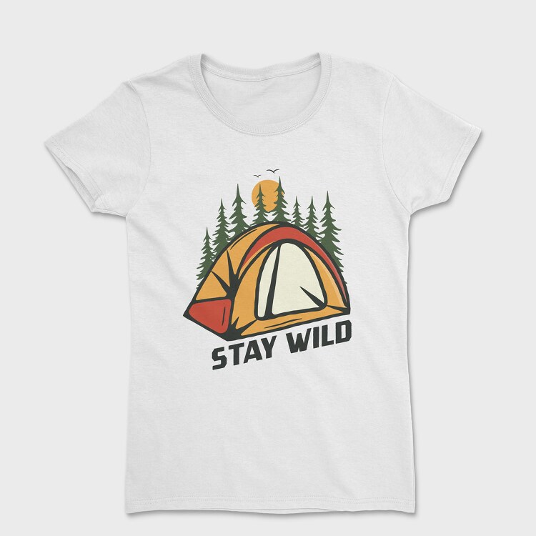 Stay Wild Tent, Дамска Тениска