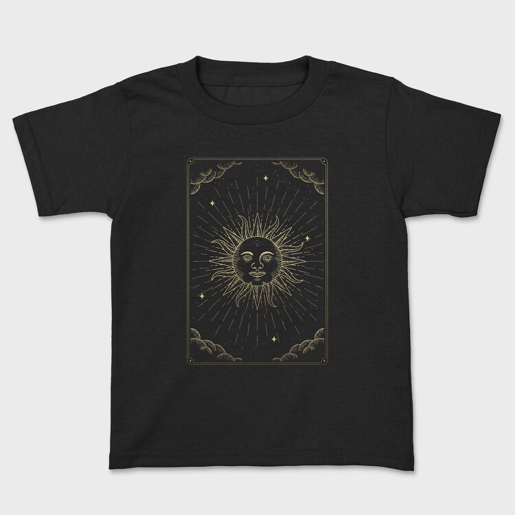 The Sun Tarot Card, Kids' T-Shirt