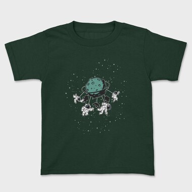 Astronaut Carousel, Kids' T-Shirt