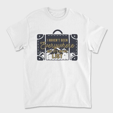 Unisex Men's T-Shirt, Travel Everywhere
