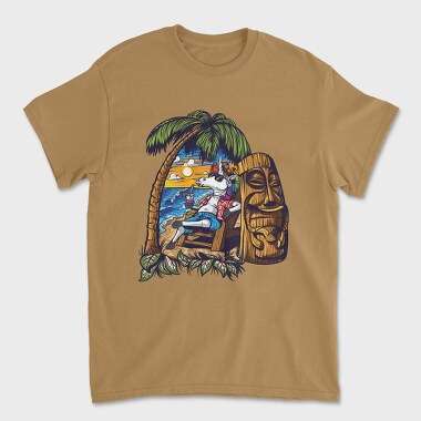 Unicorn Vacation, Unisex Men's T-Shirt