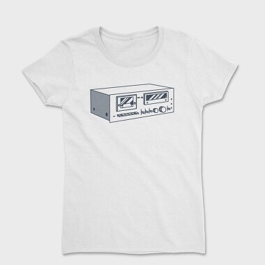Vintage Audio Illustration 3, Women's T-Shirt