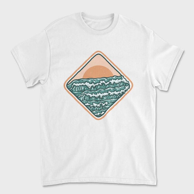 Vintage Wave, Унисекс Мъжка Тениска