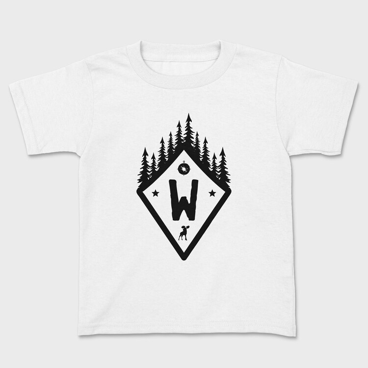 W Forest, Kids' T-Shirt