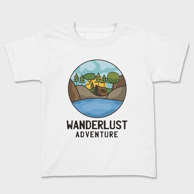 Wanderlust Adventure, Kids' T-Shirt
