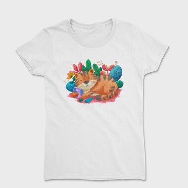 Watercolor Cat, Women's T-Shirt