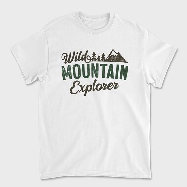 Wild Mountain Explorer, Unisex Men's T-Shirt