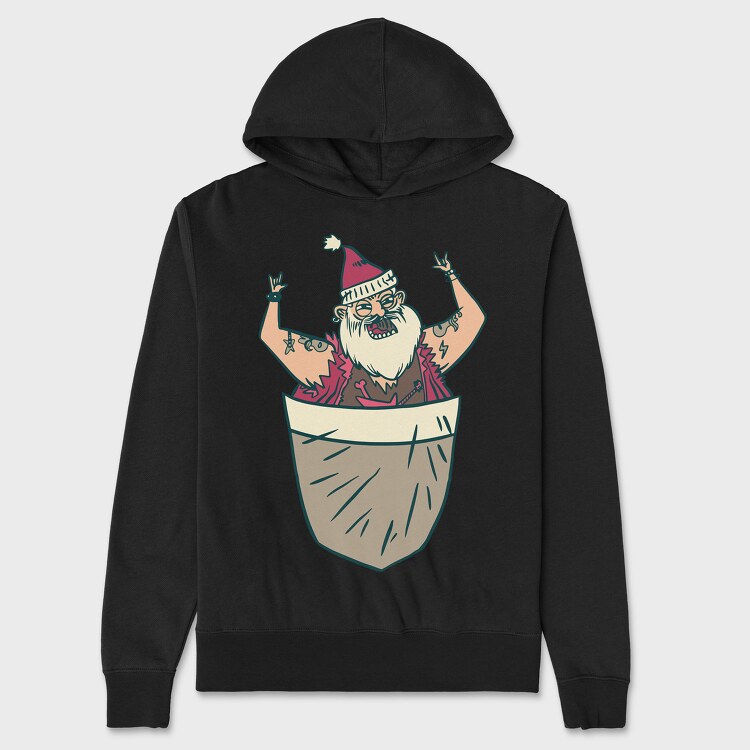 Santa Pocket, Unisex Men's Hoodie