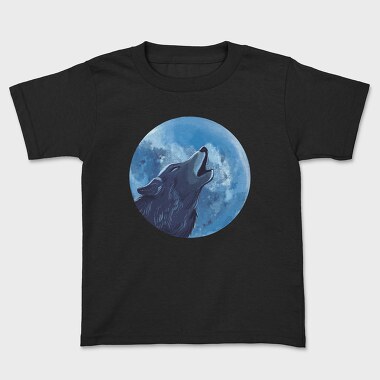 Moon Wolf, Kids' T-Shirt