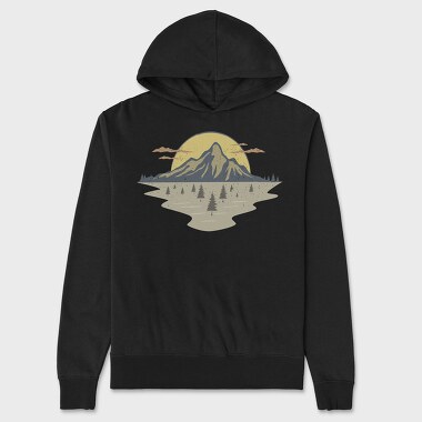 Retro Nature Outdoor 1, Унисекс Мъжко Суичър
