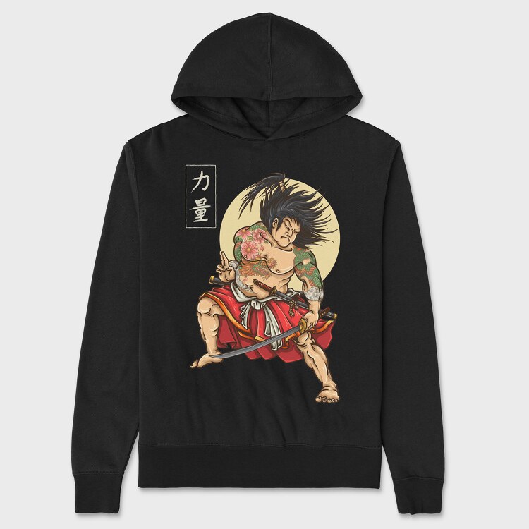 Kabuki Samurai Hero, Unisex Men's Hoodie