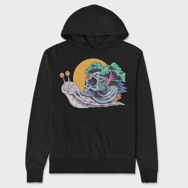 Snail Skull, Unisex Men's Hoodie
