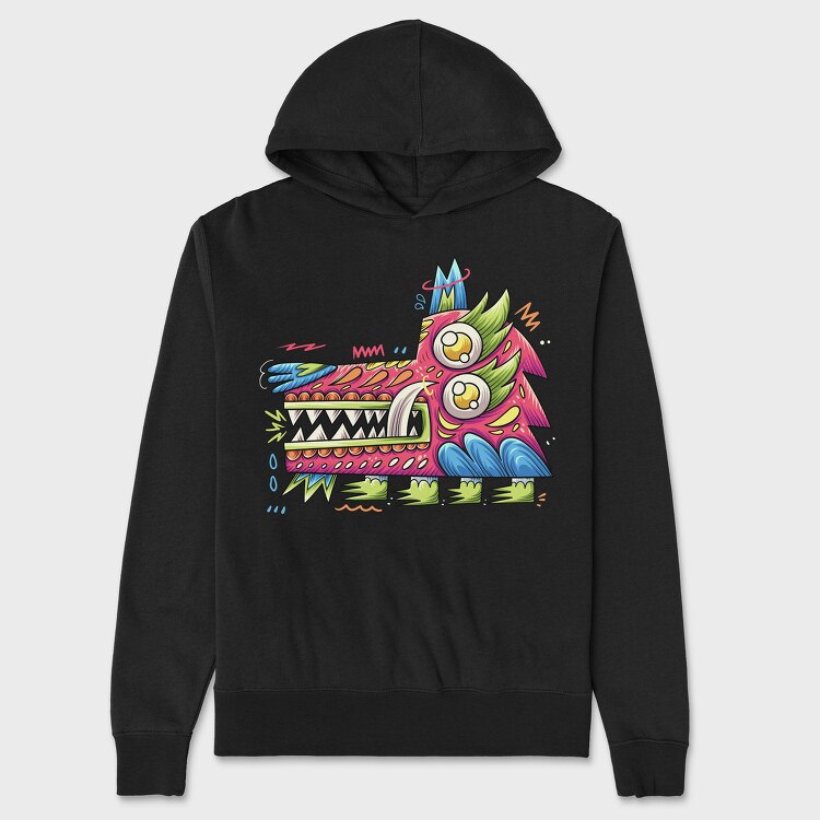 Colorful Creature 19, Unisex Men's Hoodie