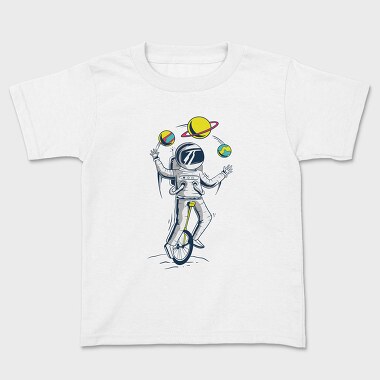 Astronaut Juggling, Kids' T-Shirt