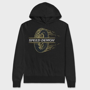 Speed Demon, Unisex Men's Hoodie