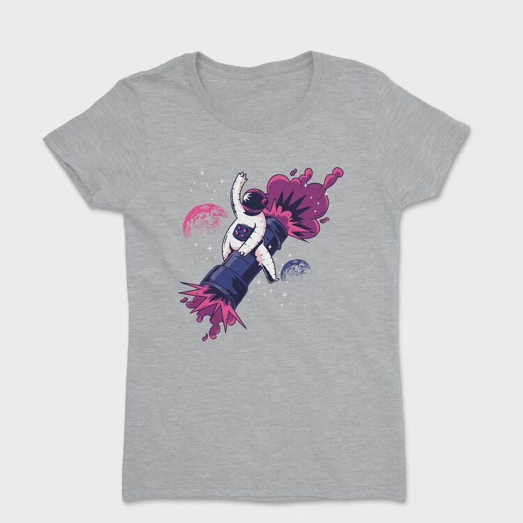 Astronaut On Bazooka, Women's T-Shirt