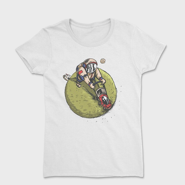 Lawnmower Astronaut, Women's T-Shirt