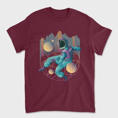 Techno Astronaut, Unisex Men's T-Shirt