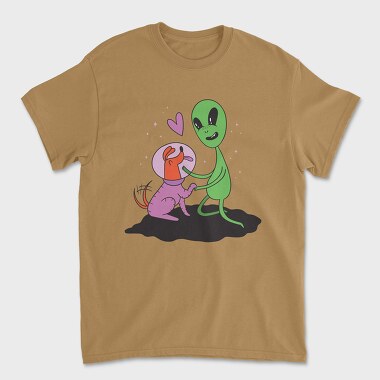 Alien Dog, Unisex Men's T-Shirt