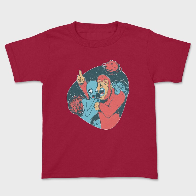Alien Big Foot, Kids' T-Shirt