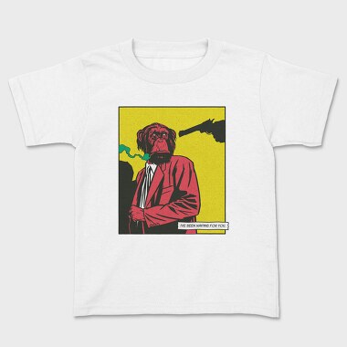 Monkey Gun Comics, Kids' T-Shirt