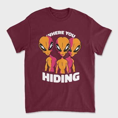 Creepy Aliens, Unisex Men's T-Shirt