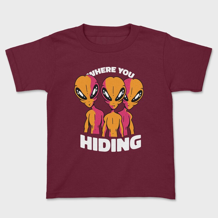 Creepy Aliens, Kids' T-Shirt