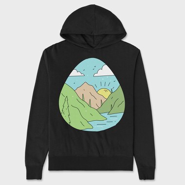 Landscape Nature 10, Unisex Men's Hoodie