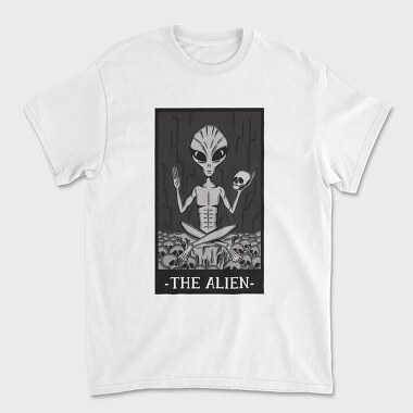 The Alien Tarot Card, Unisex Men's T-Shirt