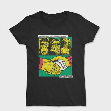 Monkey Money Comics, Women's T-Shirt