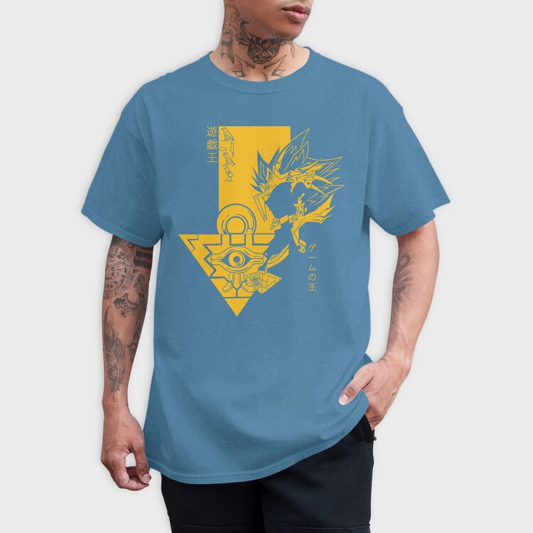 Geometric Landscape 4, Unisex Men's T-Shirt