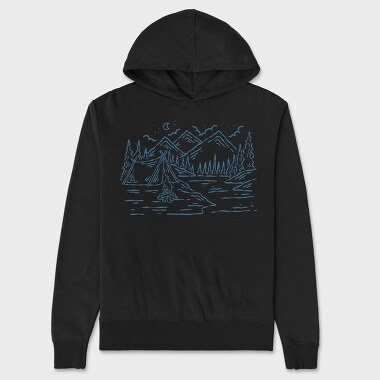 Outdoor Design 1, Unisex Men's Hoodie