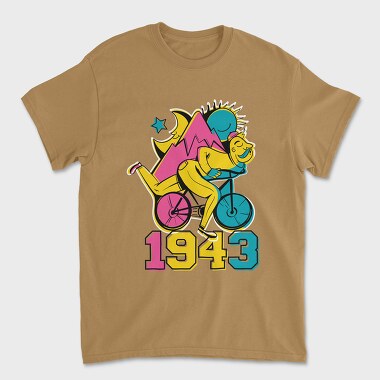 Bicycle Day, Unisex Men's T-Shirt