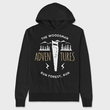 The Woodsman Adventures, Unisex Men's Hoodie