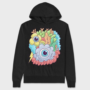 Colorful Creature 41, Unisex Men's Hoodie
