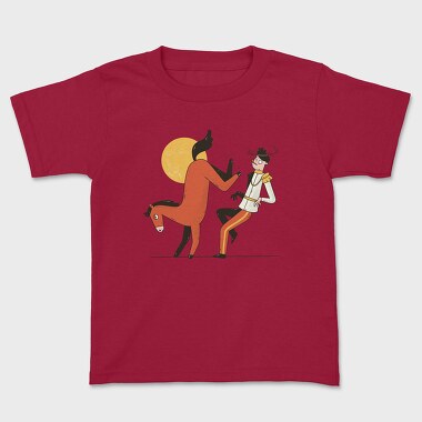 Horse Kicking Prince, Kids' T-Shirt