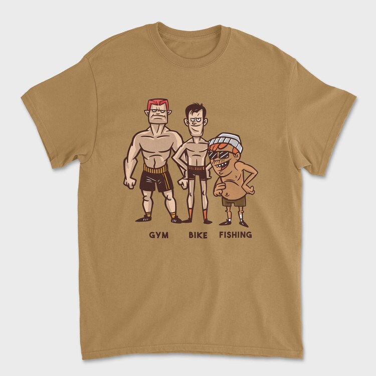 Gym, Унисекс Мъжка Тениска