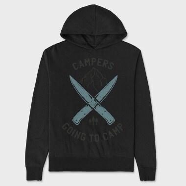 Campers Going Camp, Unisex Men's Hoodie