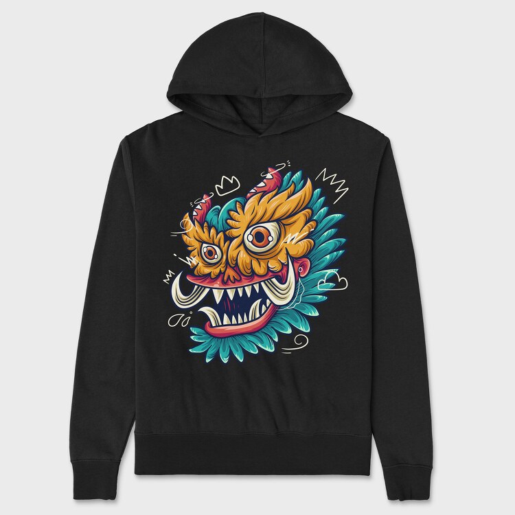 Colorful Creature 44, Unisex Men's Hoodie