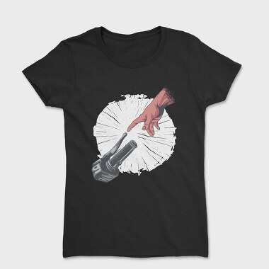 Hand And Motorcycle, Women's T-Shirt