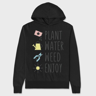Enjoy Gardening, Unisex Men's Hoodie