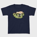 Skier Falling, Kids' T-Shirt