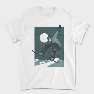 Snowboarder, Unisex Men's T-Shirt