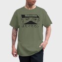 Green Vintage Landscape, Unisex Men's T-Shirt