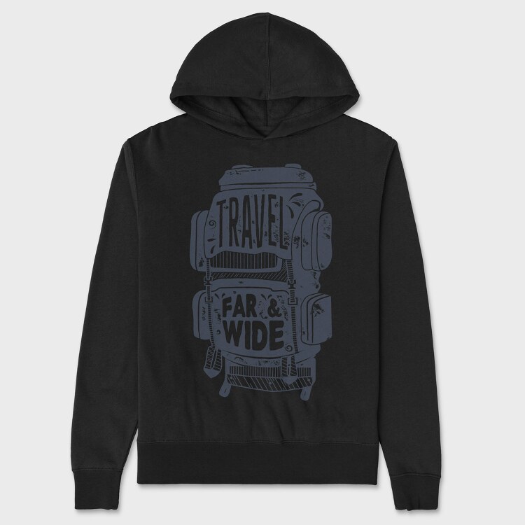 Travel Backpack, Unisex Men's Hoodie
