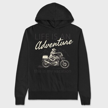 Life Is an Adventure, Unisex Men's Hoodie