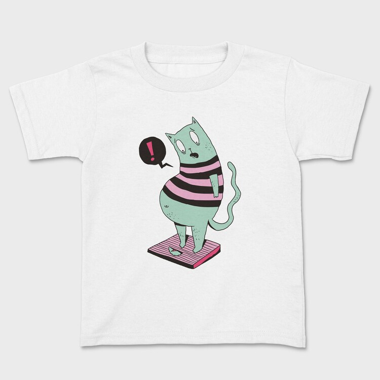Fat Cat, Kids' T-Shirt