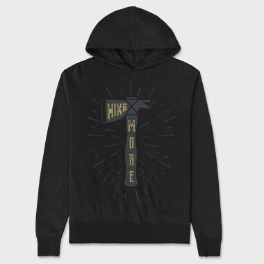 Hike More Axe, Unisex Men's Hoodie