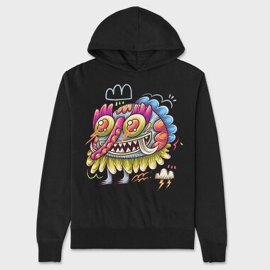 Colorful Creature 9, Unisex Men's Hoodie